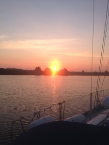 Sunrise on a peaceful river