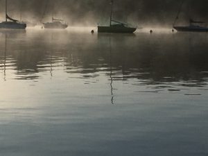 Early morning mist on the river