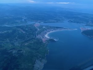 Laredo Marina taken from an aircraft coming into land at Santander. If the shot is expanded, Destiny can be seen.