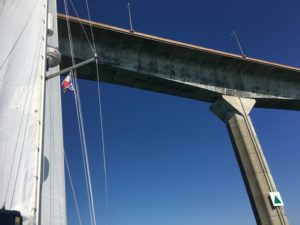 Under the Ré bridge (again)!